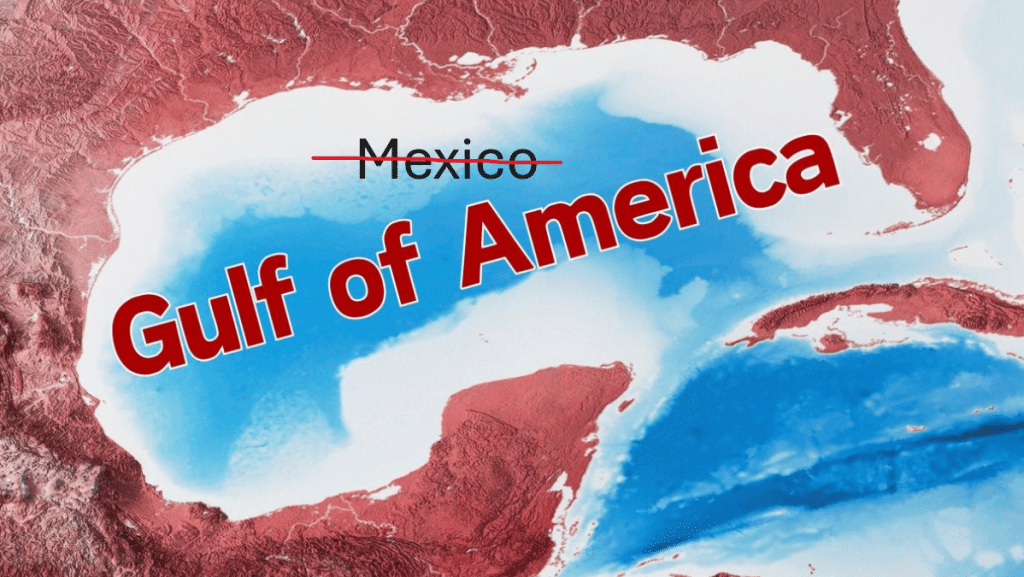 Gulf of Mexico to Gulf of America