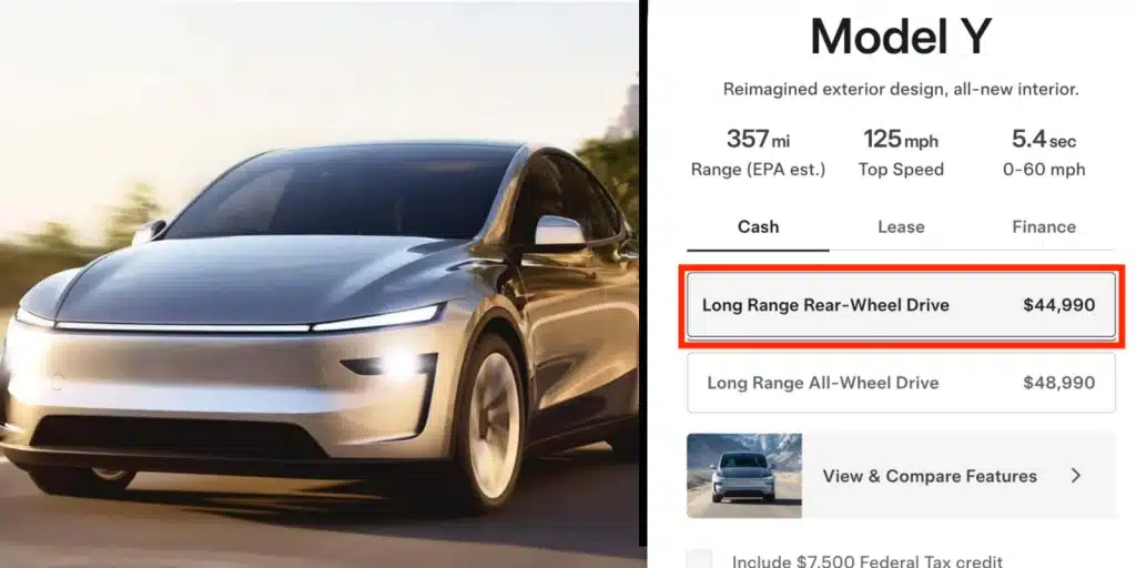 Tesla Launches Cheaper Model Y in the U.S.